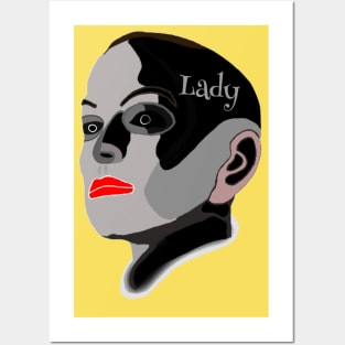 Bold Gothic Woman Posters and Art
